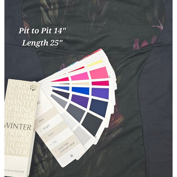 Lululemon Energy Tank – Midnight Iris Multi / Black - Picture 3 of 4